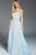 53078 Embellished Sweetheart Sheath Gown With Overskirt