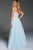 53078 Embellished Sweetheart Sheath Gown With Overskirt