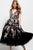 53097 Multi Floral Embroidered Cocktail Dress