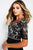 53134 Beaded V-neck Short Sleeve Sheath Dress