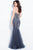 53172 Crystal Ornate Corset Bodice Gown