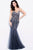 53172 Crystal Ornate Corset Bodice Gown