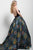 53200 Deep V-Neck Backless Ballgown
