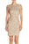 Adrianna Papell - Sequined Mesh Dress 41900220 in Gold