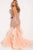 53396 Beaded Off-Shoulder Organza Mermaid Gown