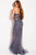 53397 Sleeveless Beaded Lace Embroidered Prom Gown