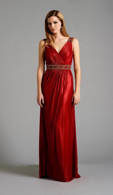 Lara Dresses - 32302 in Dark Red