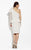 Jolene Collection - 14005 Asymmetrical Bow Accented Dress In White