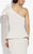 Jolene Collection - 14005 Asymmetrical Bow Accented Dress In White