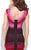 Jolene Collection - 14502 Bandage Fitted Cocktail Dress In Pink and Purple
