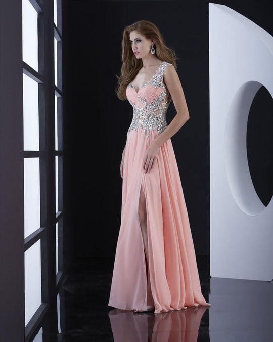 Jasz Couture - 5419 Dress in Orange