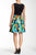 Taylor - Floral Flare Dress 8323M in Blue and Multi-Color