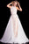 54419 Lace High Halter A-line Dress