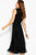54457 Knee Length Embellished Jewel Neck A-line Dress