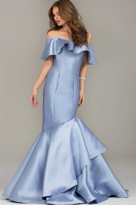 54504 Off Shoulder Mermaid Gown