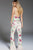 54518 Floral Embroidered Lace Deep V-neck Jumpsuit