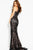 54533 Beaded Tulle Halter Neck Sheath Dress
