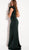 Jovani - Ruffled One Shoulder Strap Evening Dress 54717 In Green