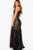 54807 Sequined High Halter Sheath Dress