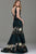 54808 Plunging V-Neck Fitted Mermaid Gown