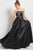 54820 Straight Strapless Evening Gown