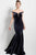 54848 Off-Shoulder Velvet Mermaid Gown