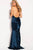 54900 Sleeveless Halter Trumpet Dress