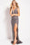 54933 Cap Sleeve Diamond Embellished Open Back Prom Dress