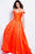 54970 Off Shoulder A-line Dress