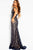 55003 Sequin Embellished Fitted Evening Dress