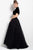 55052 Two-Piece High Neck Ballgown