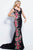 55055 Glittering Side Floral Embroidered Prom Dress