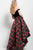 55057 Off-Shoulder High Low Evening Gown