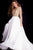 Jovani Long Sleeves Chiffon Evening Gown 55207 - 1 pc Off-White/Nude In Size 12 Available