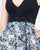 Mac Duggal Flash - 55226L Two Tone Beaded and Printed Ballgown In Blue and Black
