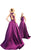 Ieena Duggal - 55241I Bow Accent Cutout Back Sleeveless A-Line Gown