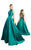 Ieena Duggal - 55241I Bow Accent Cutout Back Sleeveless A-Line Gown