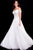 55247 Embellished V-neck A-line Dress