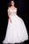 55247 Embellished V-neck A-line Dress