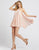 Ieena Duggal - 55259I Sleeveless Halter Neck Romper In Pink