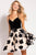 55703 Velvet Spaghetti Straps A-line Party Dress