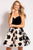 55703 Velvet Spaghetti Straps A-line Party Dress