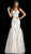 Jovani - 55706 Embroidered Strapless Mermaid Gown In Nude