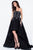 55733 Strapless Embellished High Low A-line Dress