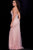 55821 Shimmering V Neck Embellished Fitted Prom Dress