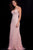 55821 Shimmering V Neck Embellished Fitted Prom Dress