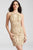 55837 Jewel Neck Gilded Cocktail Dress