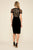 Tadashi Shoji - Lace Embroidered Cocktail Dress In Black and Neutral