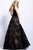 55910 Deep V-Neck Sleeveless Evening Gown