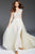 56008 Embellished Jumpsuit with Ballgown Overskirt